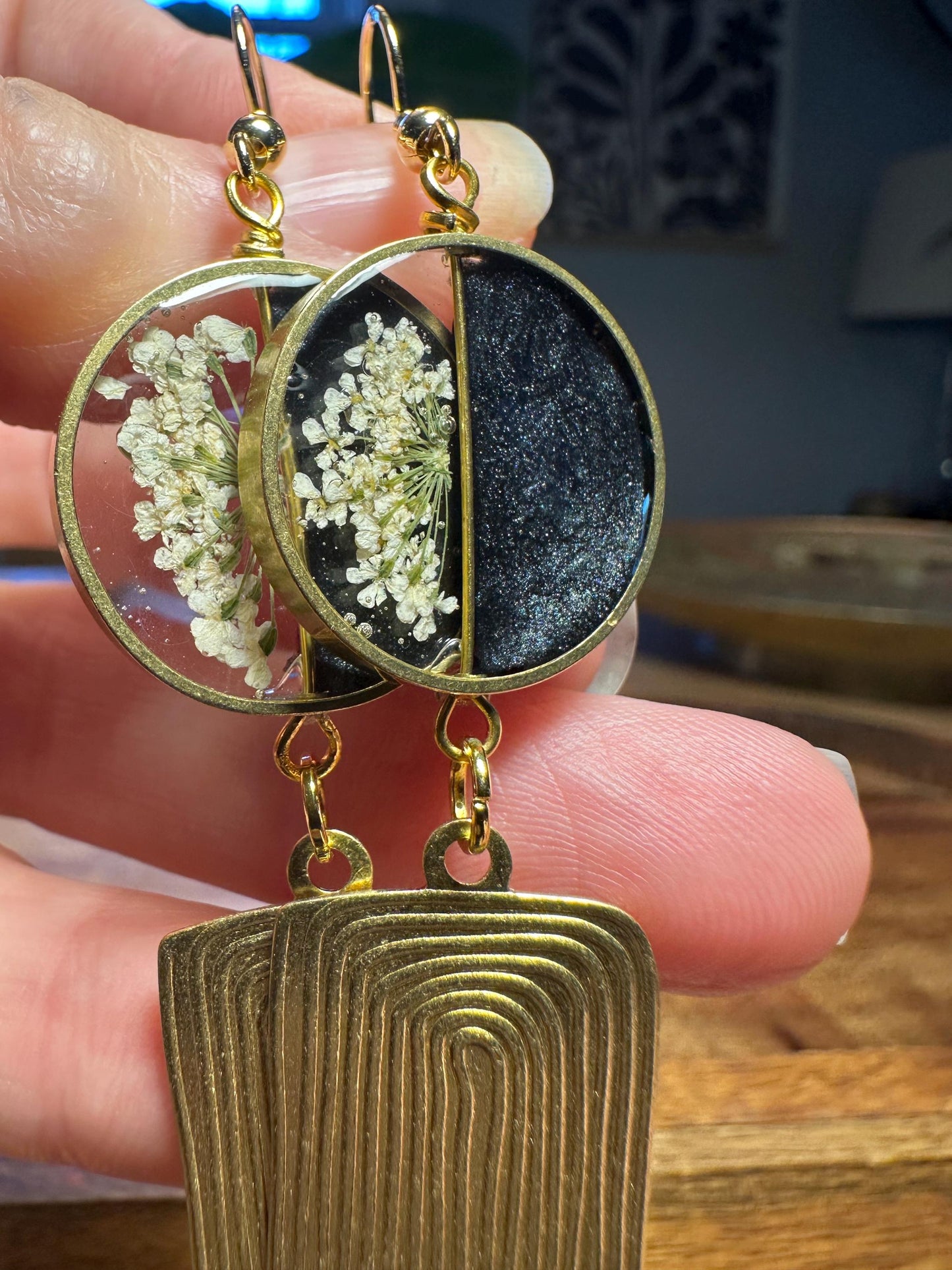 Resin earrings