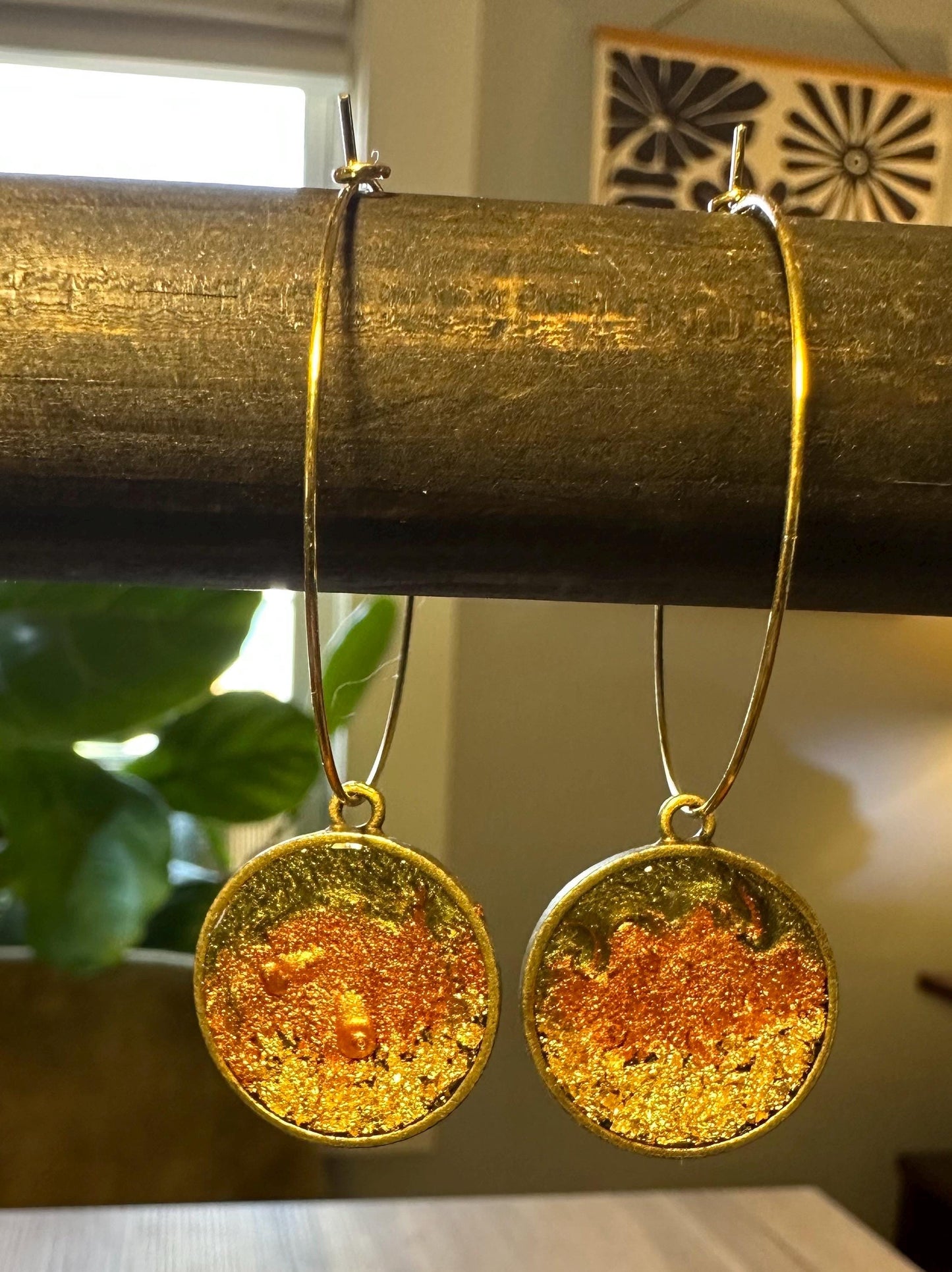 Resin earrings