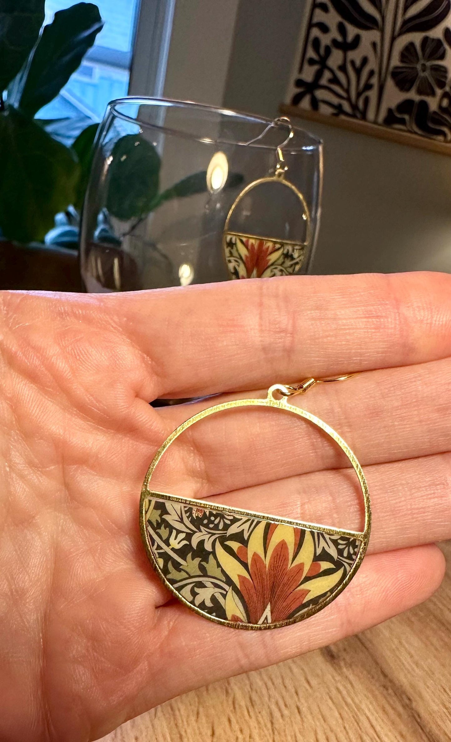 Resin earrings