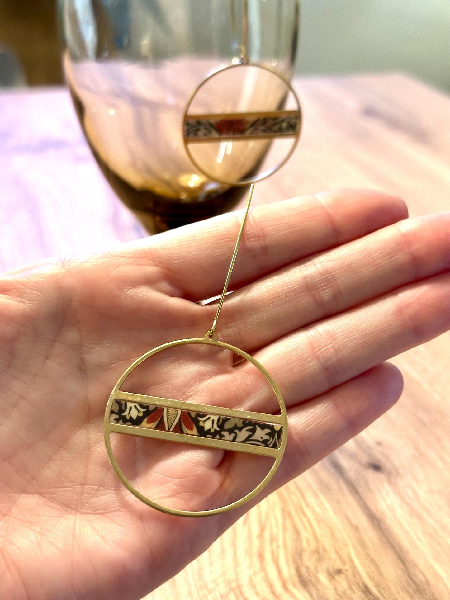 Resin earrings