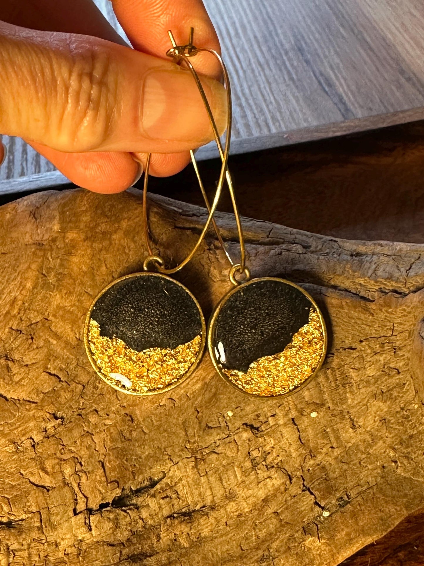 Resin earrings