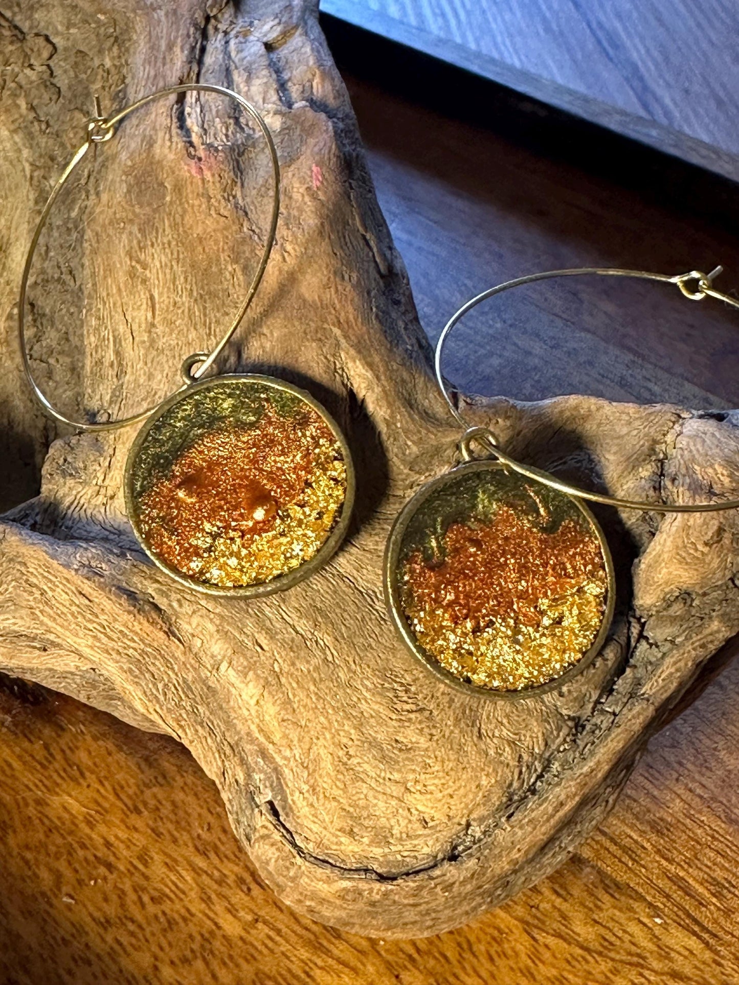 Resin earrings