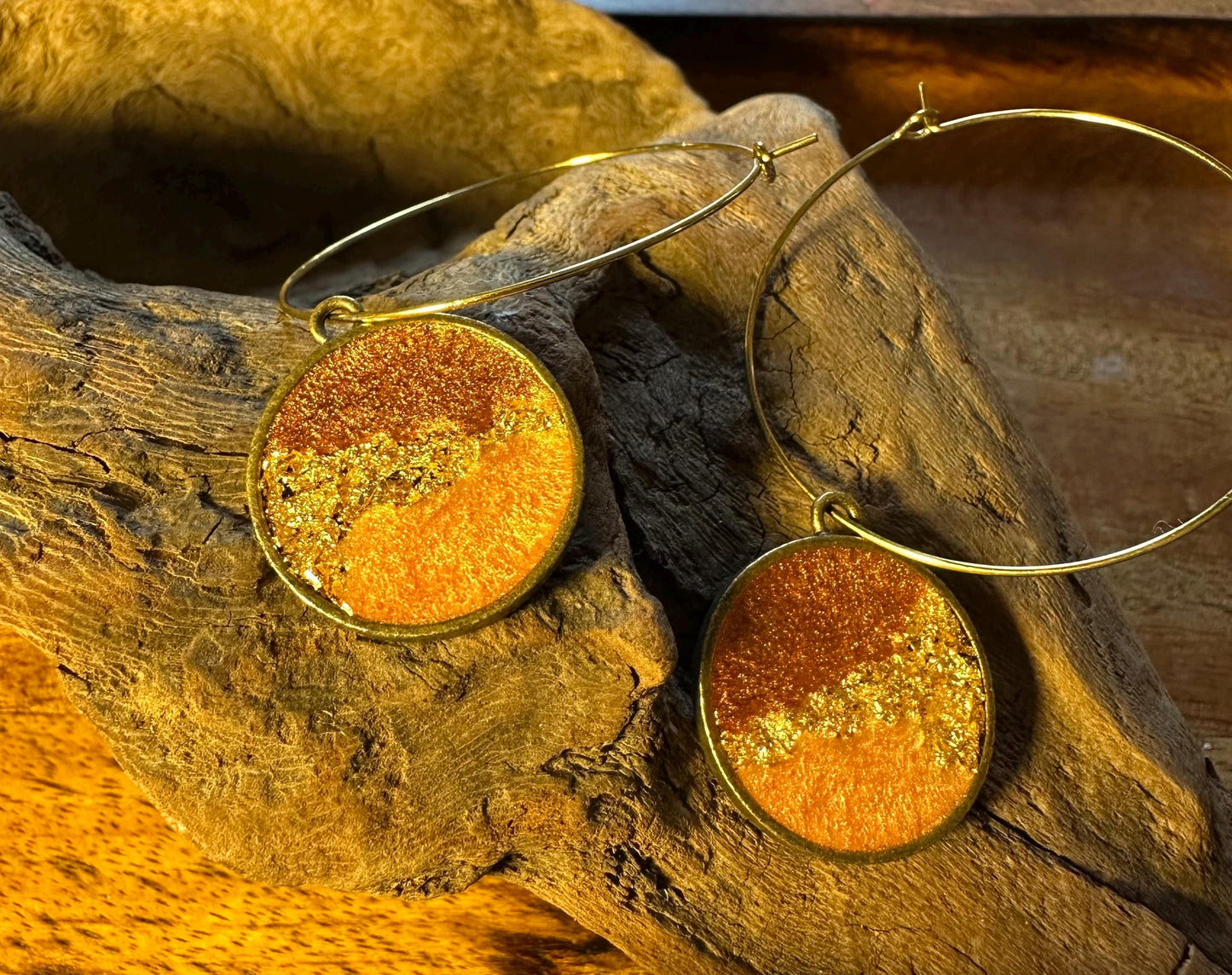 Resin earrings