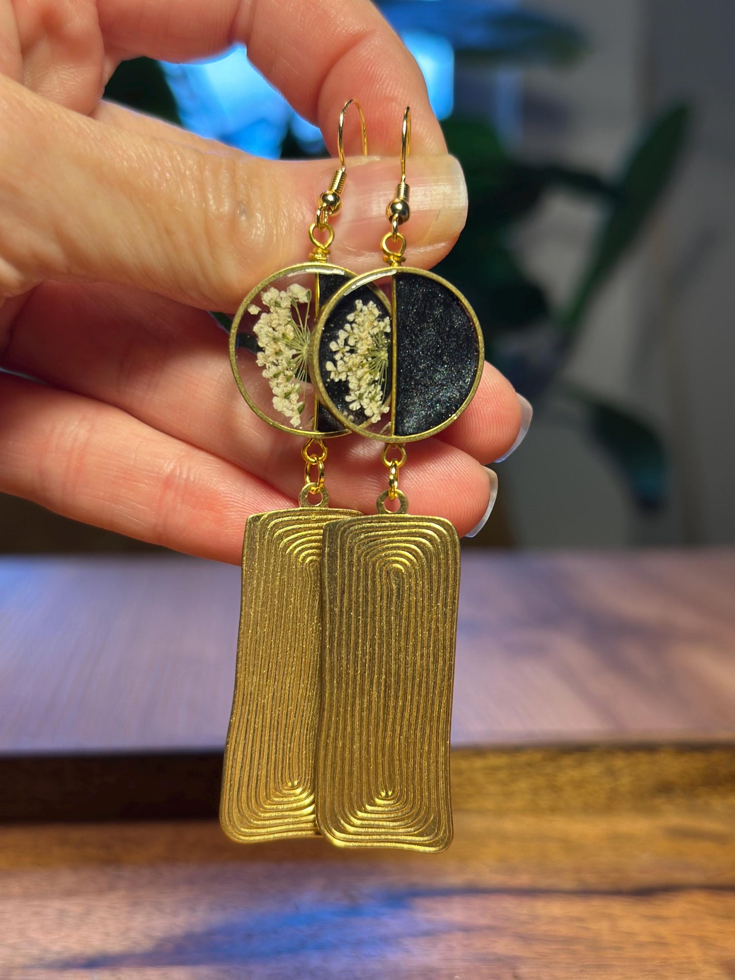 Resin earrings