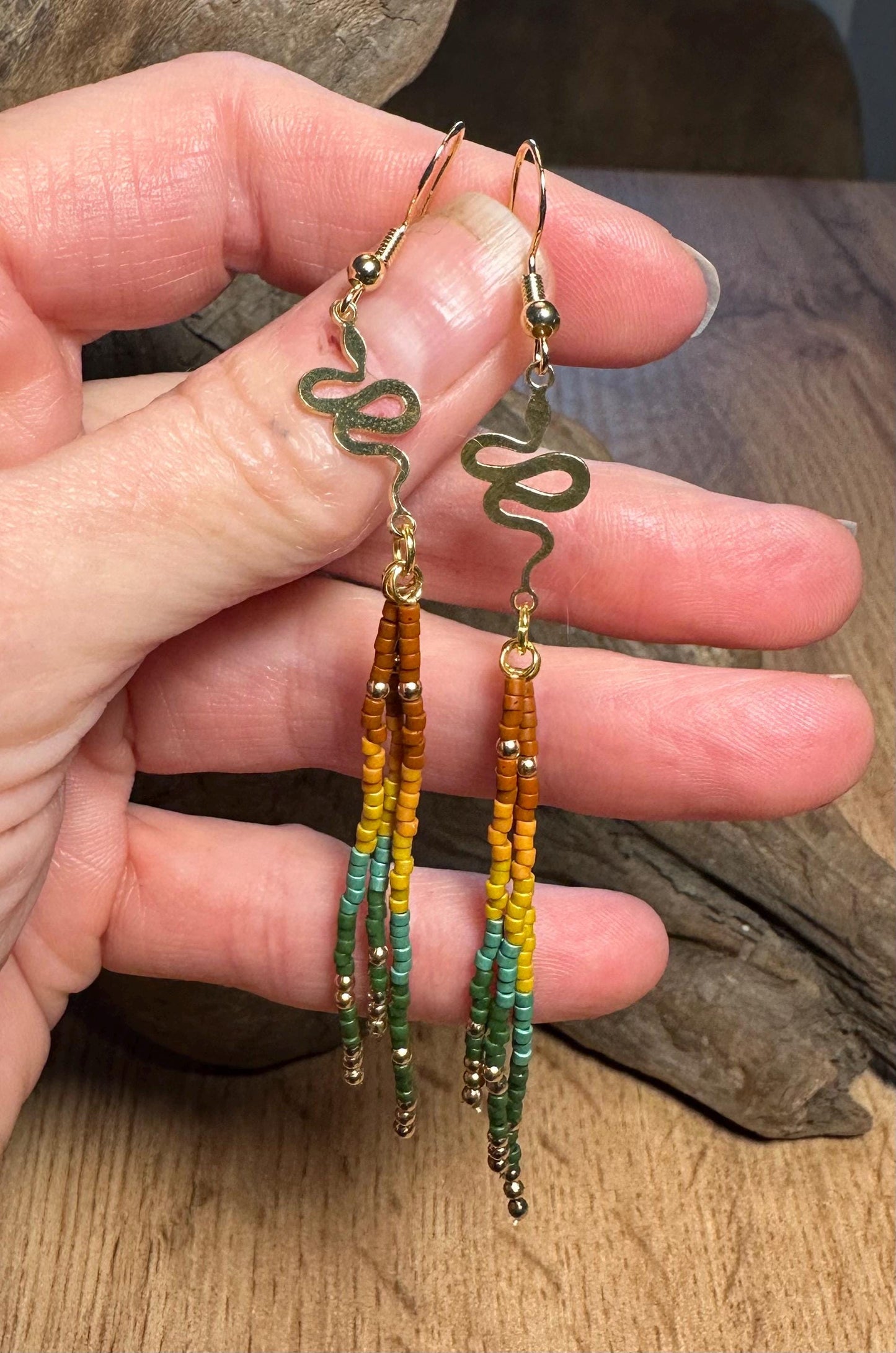 Beaded earrings