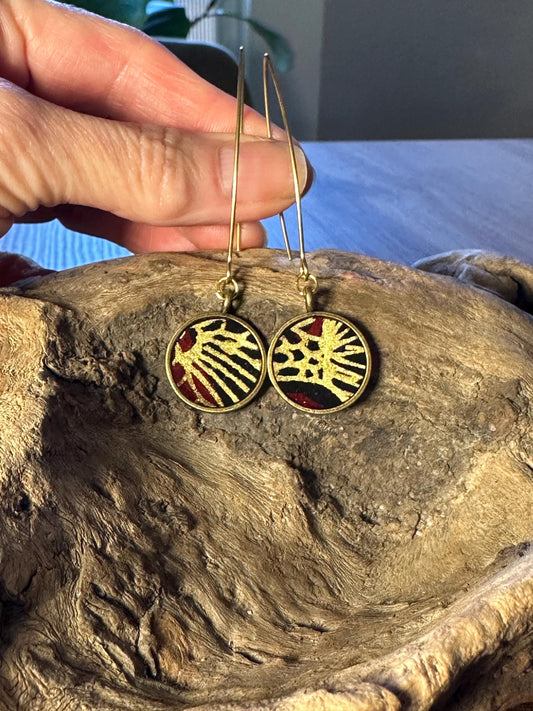 Resin earrings