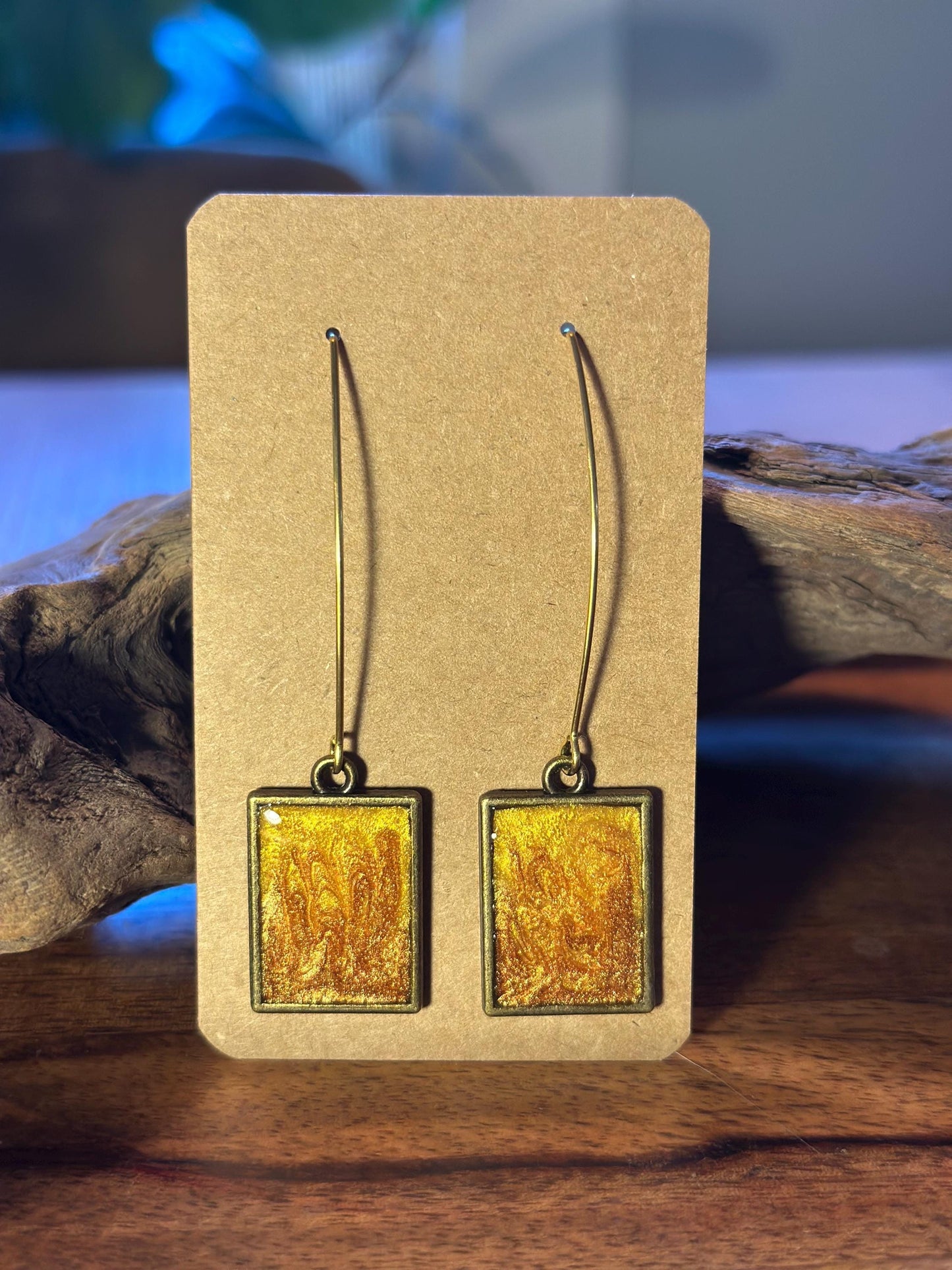 Resin earrings