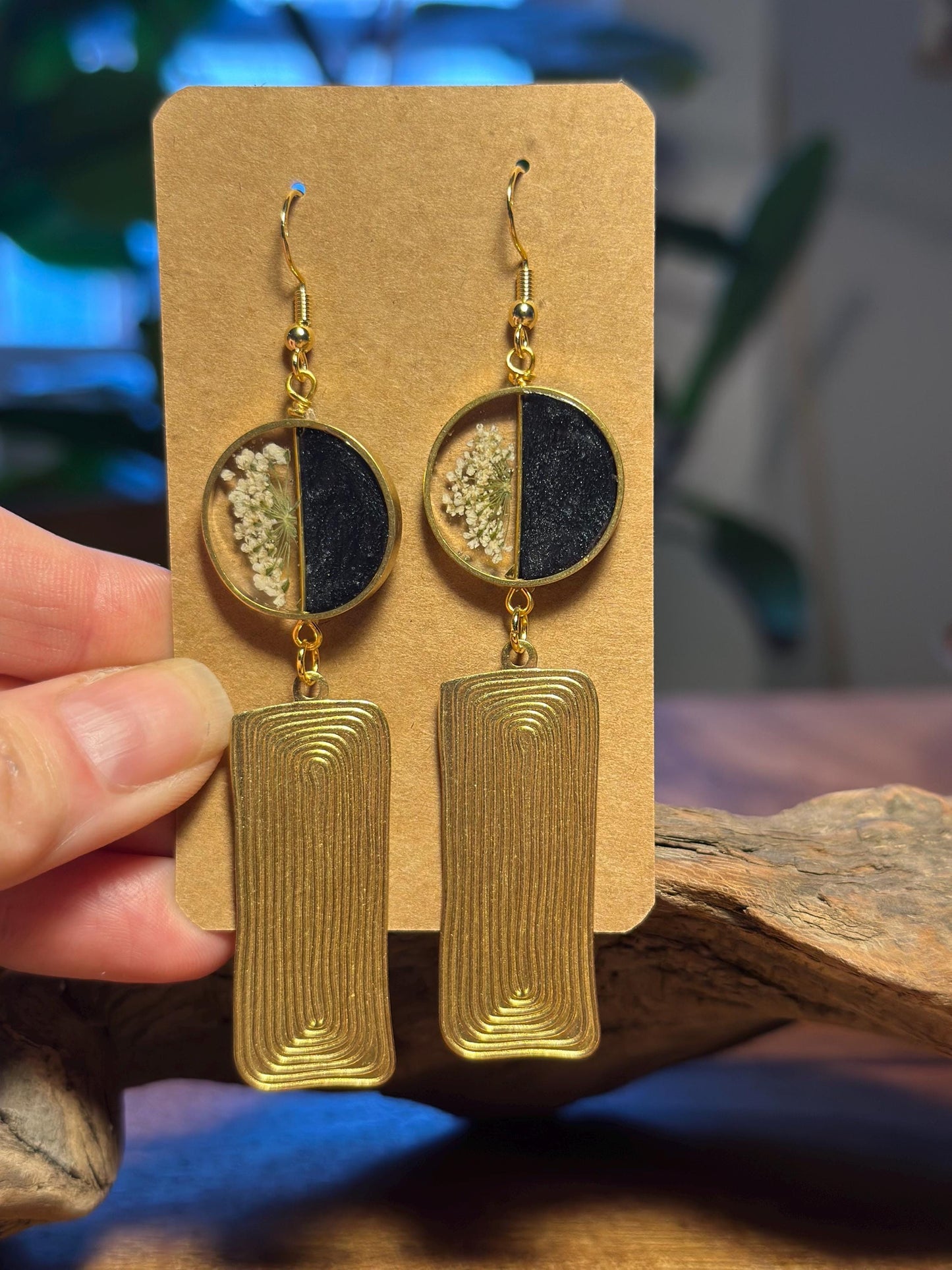 Resin earrings
