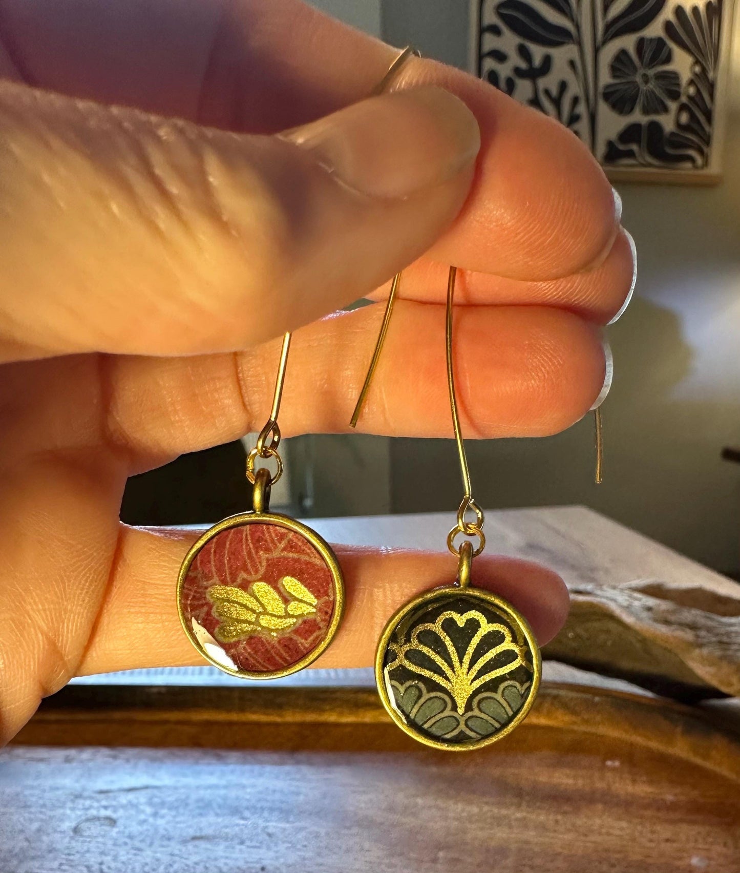 Resin earrings