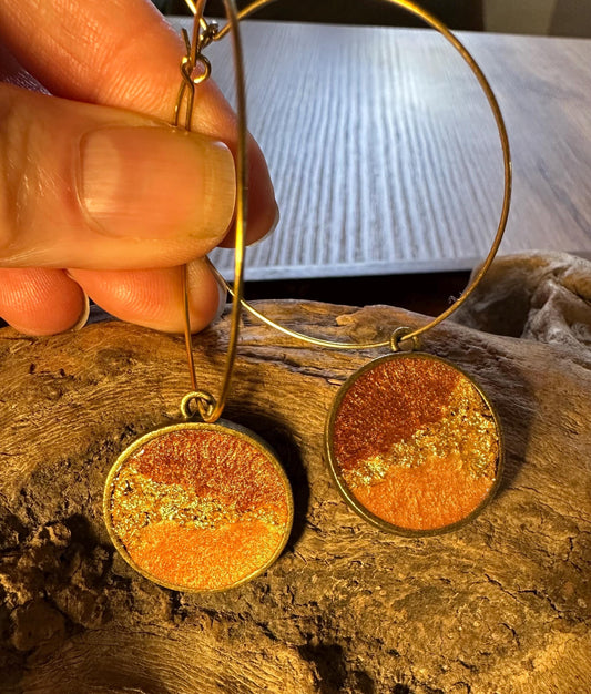 Resin earrings